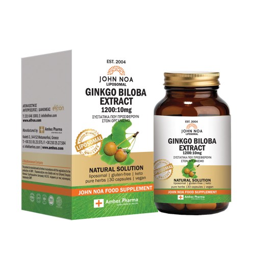 John-Noa-Ginkgo-Biloba-Extract-120010-mg-Λιποσωμιακό-30-caps